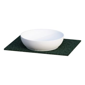 BENKEPLATE CAMARGUE AURA/FORS MED OVENPÅLIGGENDE SERVANT Ø400MM KOMPOSITT