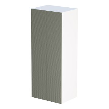 SKAP CAMARGUE VIKA VASKEROM 4 HYLLER 3 TRÅDKURVER PARDØR 80CM 