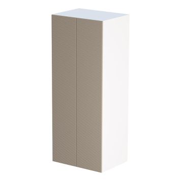 HØYSKAP CAMARGUE VIKA VASKEROM 5 HYLLER PARDØR 80 CM