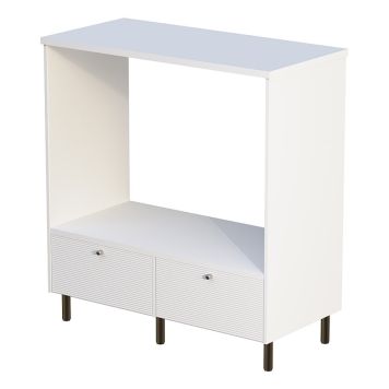 VASKEMASKINSKAP CAMARGUE VIKA 2 OPPHØYDE HVITEVARER 126,8CM HVIT