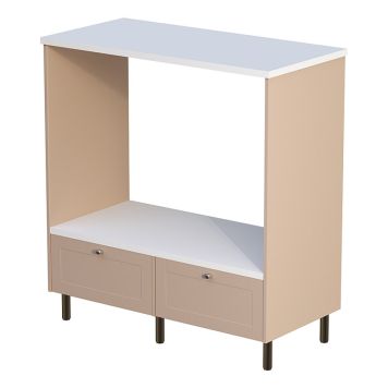 VASKEMASKINSKAP CAMARGUE VIKA 2 OPPHØYDE HVITEVARER 126,8 CM SKJÆR