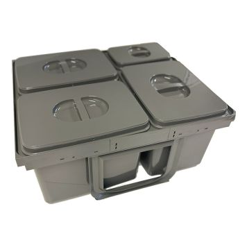 KILDESORTERING CAMARGUE VIKA 4 STK. FOR 60 CM SKAP