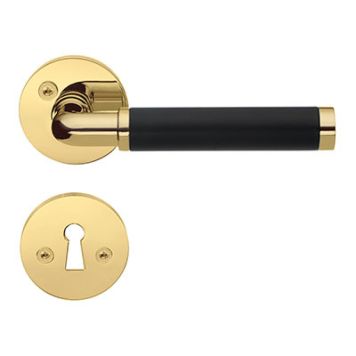 INNERDØRHÅNDTAK BESLAGSBODEN B843BPN MESSING/SVART             