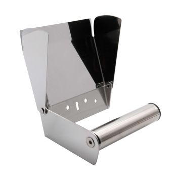 TOALETTPAPIRHOLDER MED LOKK BLANK KROM