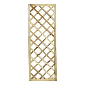 LEVEGG NORDIC FENCE  SOLID MED SPALJÉ TRYKKIMPREGNERT 60X165CM