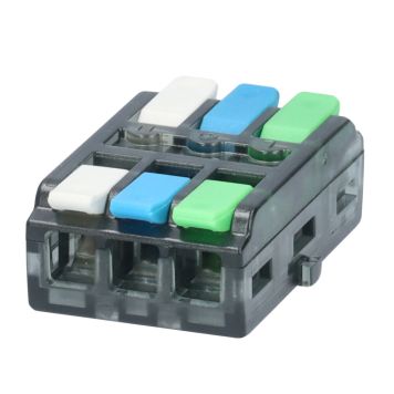 KOBLINGSKLEMME NECORE 3-POL 0.2-2.5MM2 8STK