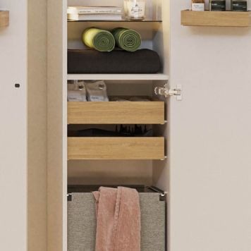 UTTREKKBAR SKUFF SCANBAD TIL HØYSKAP 30 CM EIK