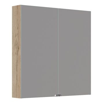 SPEILSKAP SCANBAD STYLE 80X80CM NATUR EIK