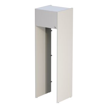 VASKEMASKINSKAP CAMARGUE VIKA 2 STABLEDE HVITEVARER 63,2 CM LYS GRÅ