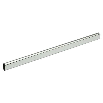 GARDEROBESTANG SUKI OVAL 30X1500MM KROM