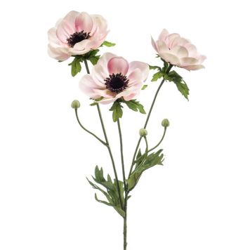 KUNSTIG BLOMST ANEMONE ROSA 75CM                        