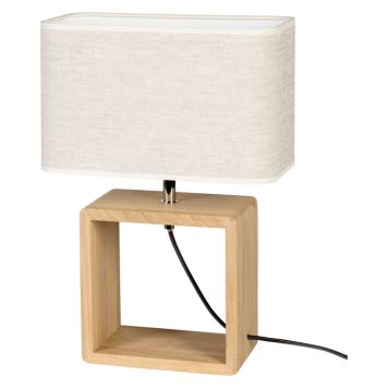 BORDLAMPE BRITOP BOHO 1XE27 25W OLJET EIK