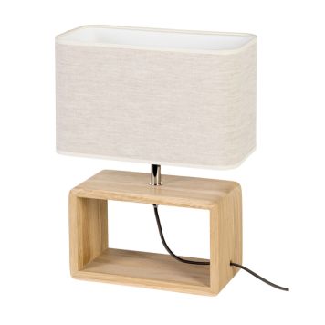 BORDLAMPE BRITOP BOHO 1XE27 25W OLJET EIK