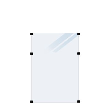 GLASSGJERDE PLUS HERDET FROSTET 90X127 CM