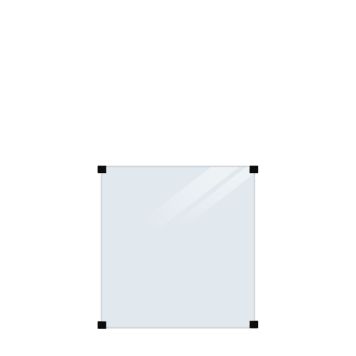 GLASSGJERDE PLUS HERDET KLART 90X91 CM