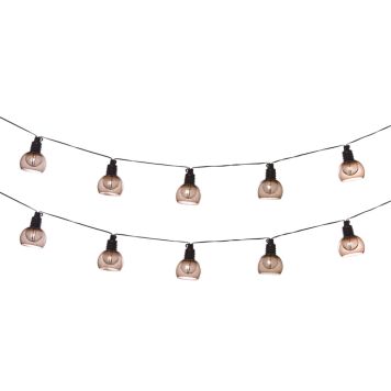 LYSSLYNGE LUXFORM SOLARPARTYLYS KOS 6 LUMEN 380 CM SVART