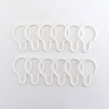 DUSJFORHENGRINGER HVIT 12 STK