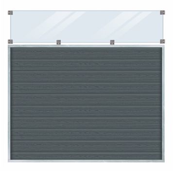 GJERDE PLUS ARTURA KOMPOSITT M/KLARGLASS 180X175CM