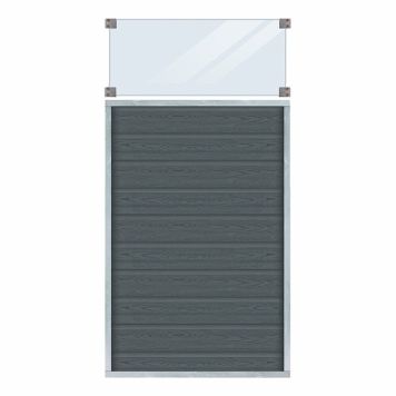 GJERDE PLUS ARTURA KOMPOSITT M/KLARGLASS 90X175CM