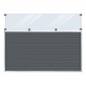 GJERDE PLUS ARTURA KOMPOSITT M/KLARGLASS 180X135CM