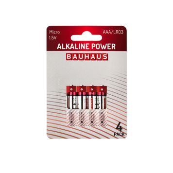 BATTERI ALKALISKE LR3 AAA 4-PAKNING