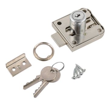 MØBELLÅS SUKI SYLINDER KROM