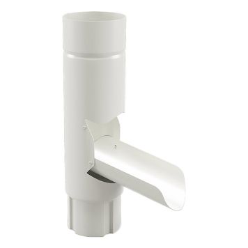 NEDLØPSRØR ARECO ARECO 75MM HVIT