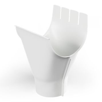 OMSLAGSKOPP ARECO 125/90MM HVIT