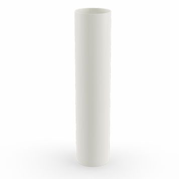 NEDLØPSRØR ARECO 90MM HVIT