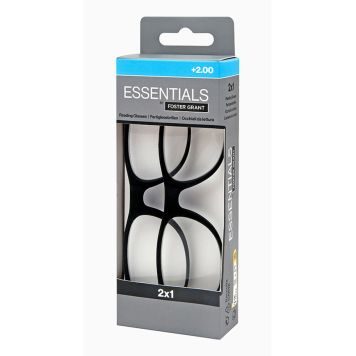 LESEBRILLER ESSENTIALS +2,0 2-PK