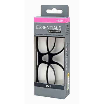 LESEBRILLER ESSENTIALS +2,5 2-PK
