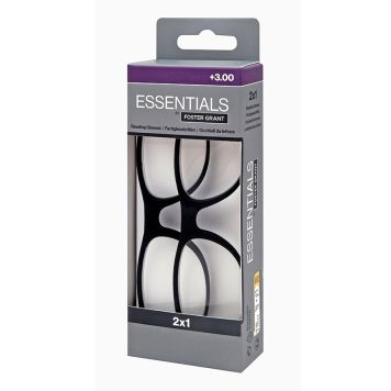 LESEBRILLER ESSENTIALS +3,0 2-PK