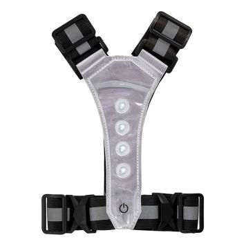REFLEKSVEST RAWLINK JUSTERBAR MED LED M/L/XL