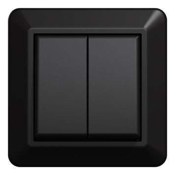 STRØMBRYTERE ELKO RS SVART KRONE