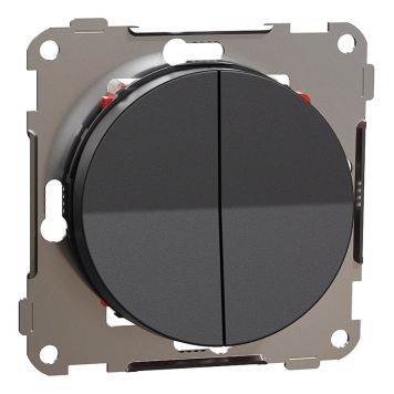 STRØMBRYTERE ELKO EN DOBBEL TRAPP SVART