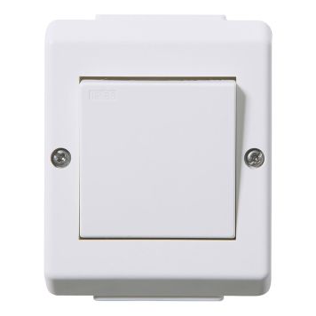 STRØMBRYTERE ELKO RS TRAPP 1-POL AVTAKBAR IP55 RENHVIT