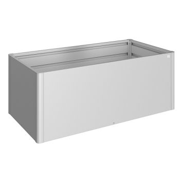 PLANTEKASSE BIOHORT HØYDE 2X1 SØLV