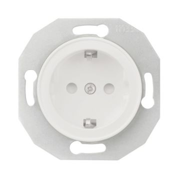 VEGGUTTAK SCHNEIDER ELECTRIC  ELEKTRISK WDE011103 RENOVA JORDET HVIT