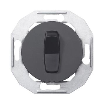 STRØMBRYTER SCHNEIDER ELECTRIC WDE011221 RENOVA 1-POL VIPP SVART