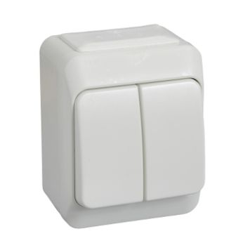 STRØMBRYTERE SCHNEIDER ELECTRIC AQUA-STARK KRON HVIT