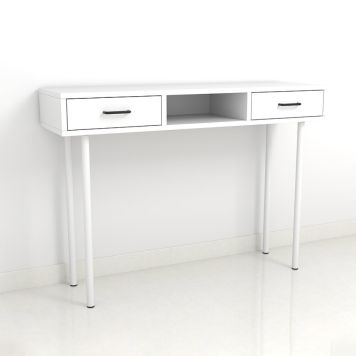 MØBELBEN REI STÅL Ø30X700MM HVIT