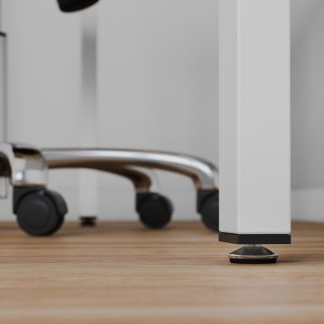 JUSTERINGSSKRUER REI FOR MØBELBEN M10X32MM 4STK KROM