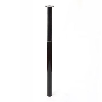 MØBELBEN REI JUSTERBAR STÅL Ø50-60X710-1000MM SVART
