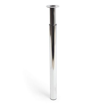 MØBELBEN REI JUSTERBART STÅL Ø50-60X710-1000MM BLANK KROM