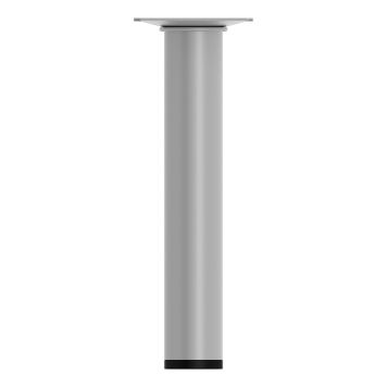 MØBELBEN REI STÅL Ø30X200MM MATT KROM