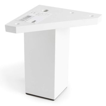 MØBELBEN REI ABS-PLAST 40X40X100MM HVIT