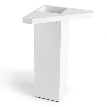 MØBELBEN REI ABS-PLAST 40X40X150MM HVIT
