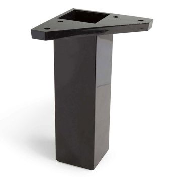 MØBELBEN REI ABS-PLAST 40X40X150MM SVART