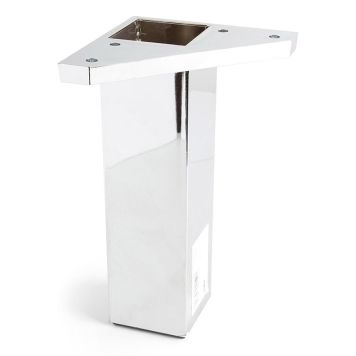 MØBELBEN REI ABS-PLAST 40X40X150MM BLANK KROM