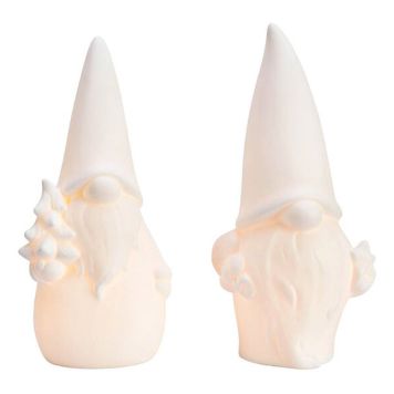 JULEFIGUR MARKSLÖJD LUKE WHITE 2STK